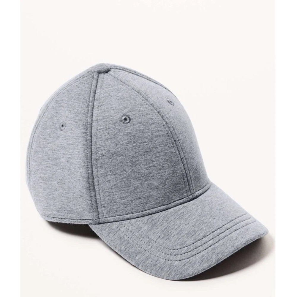 Lululemon Unisex Heather Gray Adjustable Baseball Cap EUC